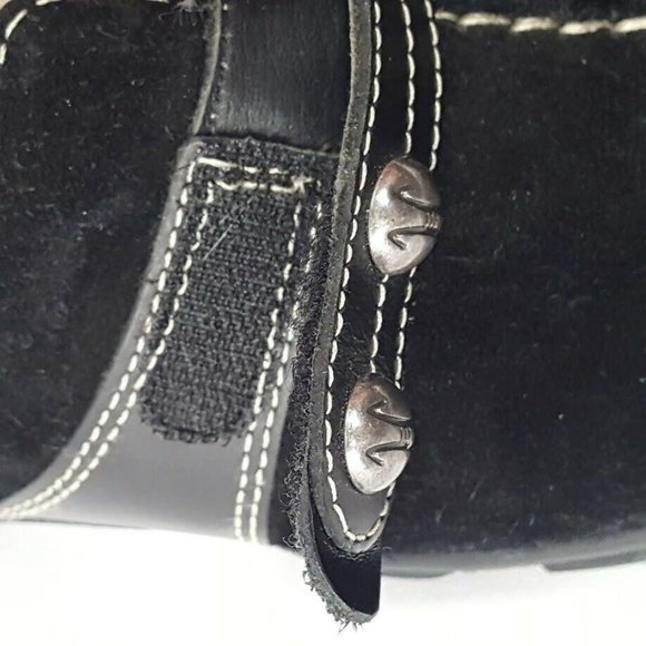 Cole Haan Black Suede Leather Womens 6B Mules - Picture 10 of 12